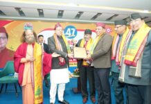 सुशासन में उत्कृष्टता के लिए बंशीधर तिवारी को राष्ट्रीय सम्मान, मुख्यमंत्री धामी ने किया सम्मानित