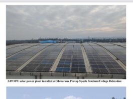 उत्तराखंड ने सौर ऊर्जा स्थापना में 01 गीगावाट का ऐतिहासिक आंकड़ा पार किया