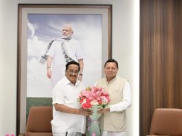 सीएम धामी ने केंद्रीय जल शक्ति मंत्री सी. आर. पाटिल से भेंट की, नमामि गंगे से संबंधित परियोजनाओं पर की विस्तृत चर्चा