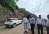 लोनिवि मंत्री महाराज ने किया मसूरी, कोल्हूखेत, पानी वाले बैंड सड़क का औचक निरीक्षण