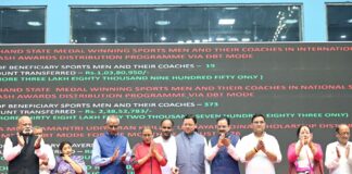 मुख्यमंत्री पुष्कर धामी ने राष्ट्रीय खेल दिवस पर उत्तराखण्ड राज्य क्रीड़ा विश्वविद्यालय के प्रथम चरण के निर्माण कार्यों का किया शिलान्यास