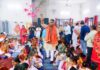 नवरात्र के प्रथम एवं द्वितीय दिवस पर 2500 कन्याओं का पूजन महानगर अध्यक्ष सिद्धार्थ उमेश अग्रवाल ने लिया 11 हजार कन्याओं के पूजन का संकल्प