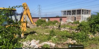 एमडीडीए की अवैध निर्माण और प्लॉटिंग पर कार्रवाई, चार स्थानों पर चला अभियान